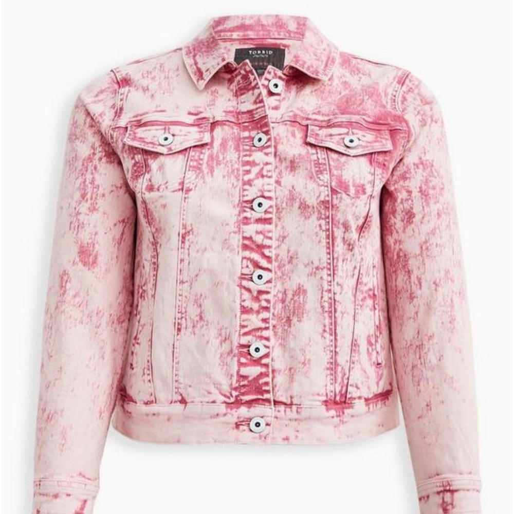 Pink Denim Jacket